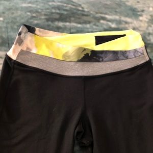LULULEMON ASTRO PANT WITH FLORAL WAISTBAND